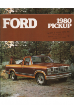 1980 Ford Pickups