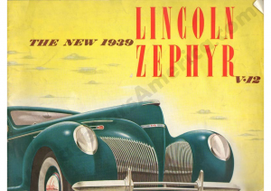 1939 Lincoln Zephyr