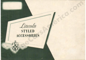 1949 Lincoln Accessories