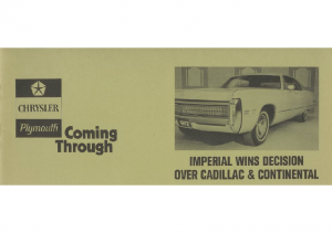 1972 Chrysler Imperial Comparison