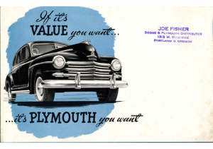1948 Plymouth Value Finder
