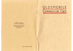 1907 Oldsmobile Commercial Cars