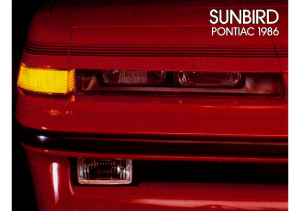 1986 Pontiac Sunbird CN