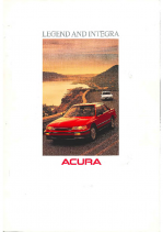 1989 Acura Legend & Integra