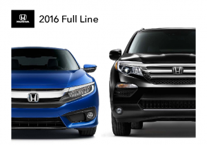 2016 Honda Full Line