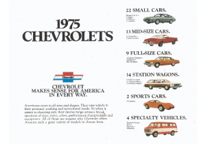 1975 Chevrolet Full Line