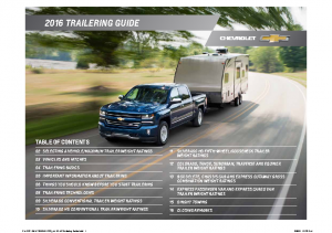 2016 Chevrolet Trailering Guide