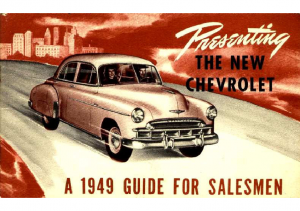 1949 Chevrolet Guide For Salesmen