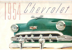 1954 Chevrolet Foldout