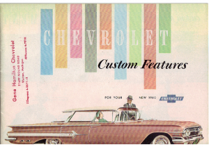 1960 Chevrolet Custom Features