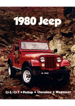 1980 Jeep Full Line