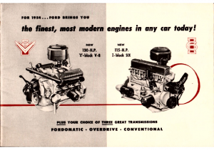 1954 Ford Engines