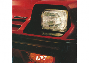 1982 Mercury LN7 Intro