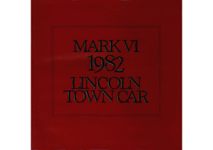 1982 Lincon Town Car & Mk VI (Cdn)