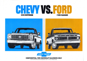 1976 Chevrolet C10 vs Ford F100