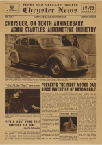1934 Chrysler NY Auto Show Handout