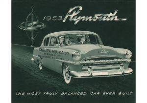 1953 Plymouth Foldout