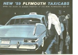 1959 Plymouth Taxi