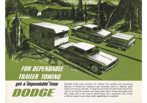 1964 Dodge Trailer Towing