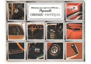 1970 Plymouth & Chrysler