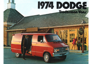 1974 Dodge Tradesman Vans