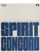 1981 AMC Spirit & Concord